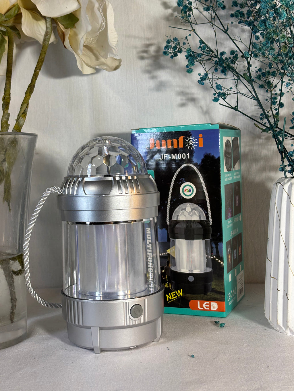 مصباح LED متعدد الوظائف مع إضاءة RGB – JF-M001