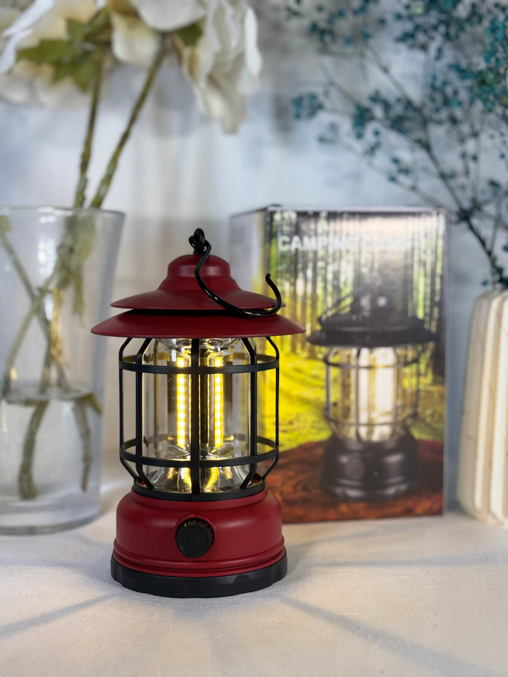 فانوس تخييم مغناطيسي قابل للشحن – Lanterne de camping magnétique rechargeable – Rechargeable Magnetic Camping