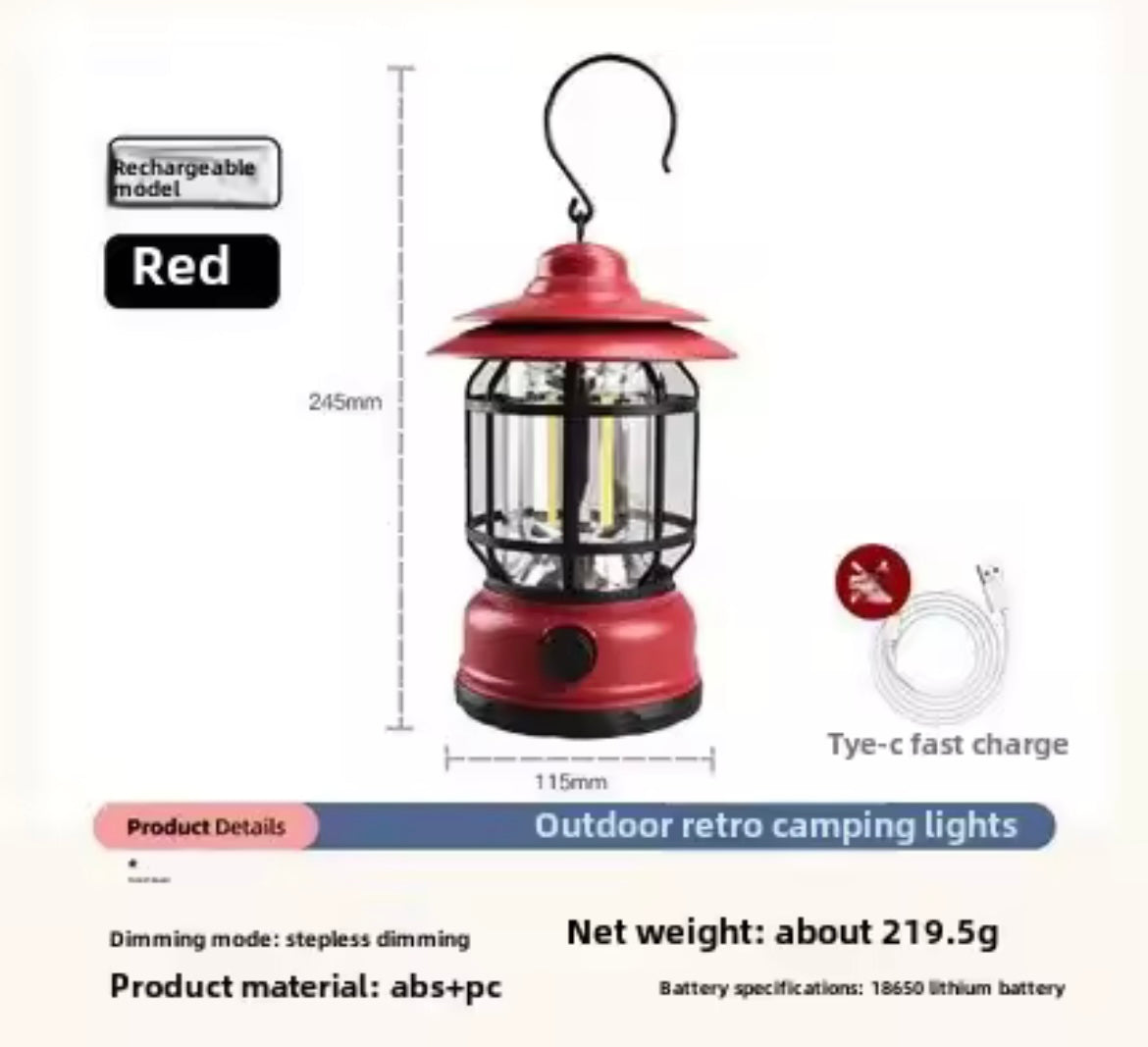 فانوس تخييم مغناطيسي قابل للشحن – Lanterne de camping magnétique rechargeable – Rechargeable Magnetic Camping
