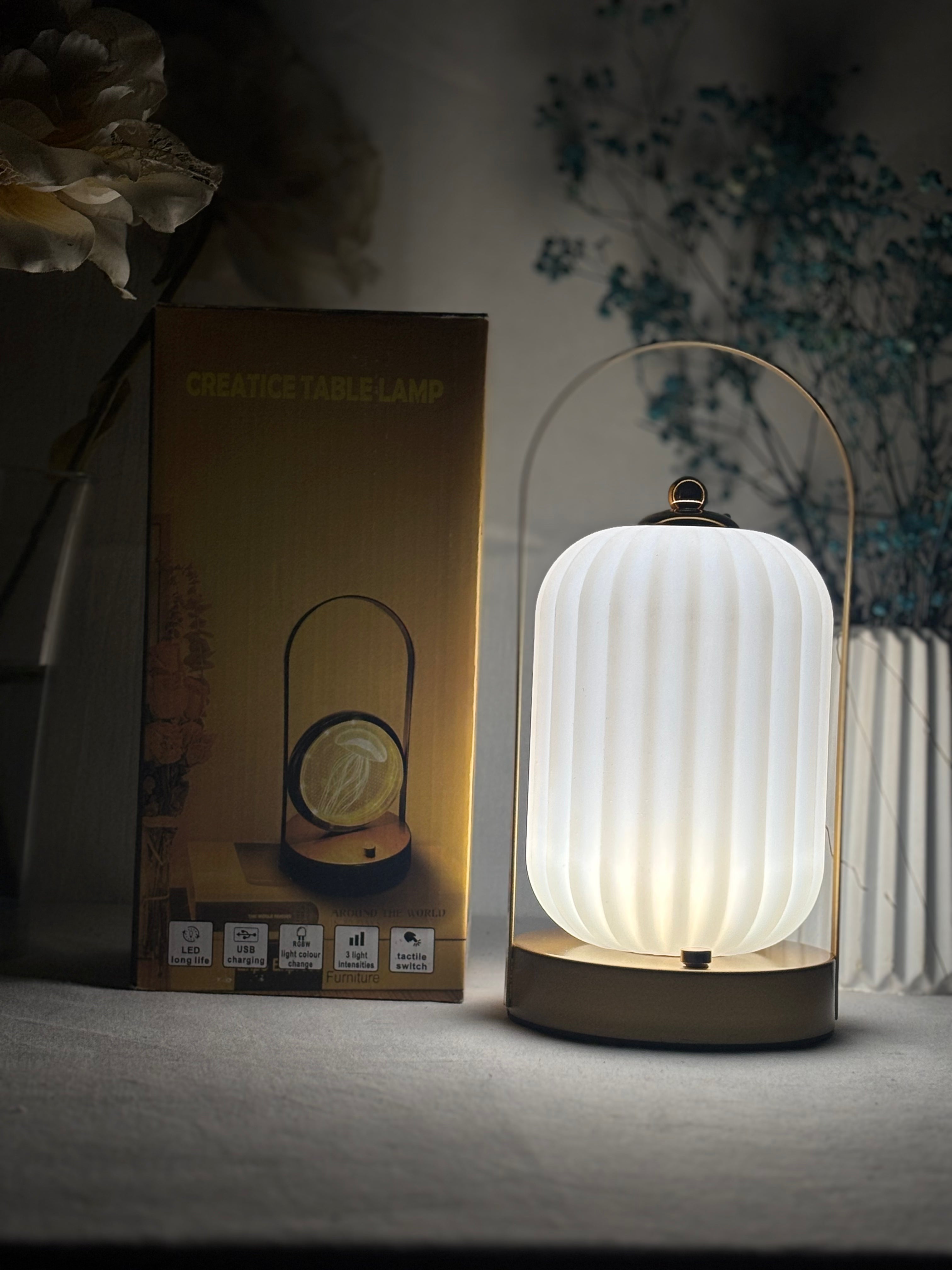 🌙 Veilleuse Tactile Minimaliste – إضاءة أنيقة ومريحة في كل مكان