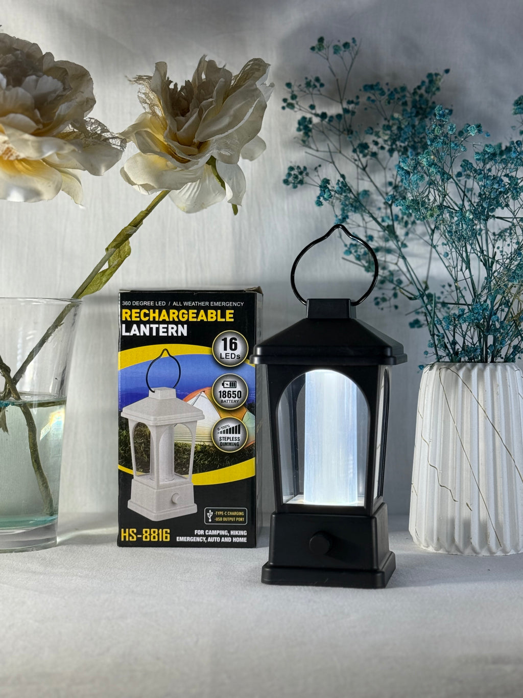 🏕 Lanterne de Camping Rétro à LED – تصميم كلاسيكي وإضاءة قوية في كل الظروف