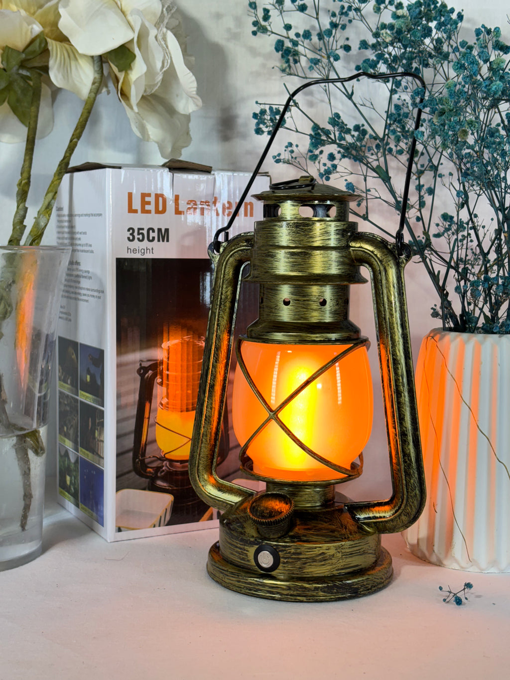 مصباح مخيم رجعي قابل للشحن – Lampe rétro de camping rechargeable – Retro Camping Rechargeable Lamp